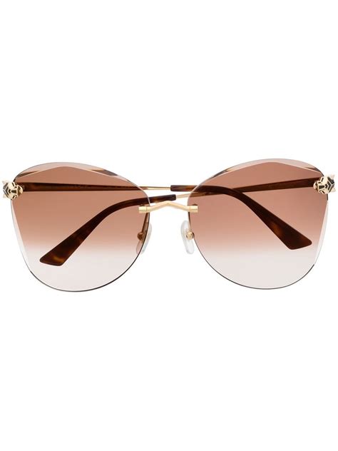 cartier butterfly sunglasses|cartier unisex sunglasses.